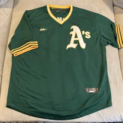 RARE - Nike - Oakland Athletics - Reggie Jackson - #9 - Embroidered Jersey - 3XL - Image 1 of 4
