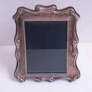 Vintage Sterling Silver Photo Frame with Patina – R Carr Sheffield, 5x7, 1988 - Picture 1 of 8