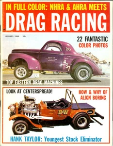 1965 Drag Racing Magazines. Sold separately, your choice. Rare! - Imagen 1 de 12