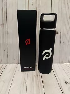 Peleton Glass Water Bottle with Black Silicone Wrap Sleeve Cycling 16 Oz. - Picture 1 of 1
