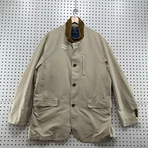 Brooks Brothers Brown Barn Chore Coat Mens XL Linen Lined Workwear 25x32 - Picture 1 of 18