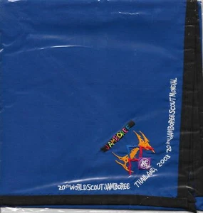 Trading Post Neckerchief 2003 20th World Jamboree Thailand Boy Scouts BP - Picture 1 of 1