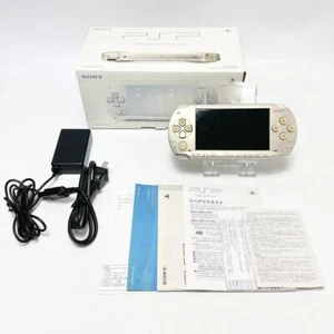 Sony PlayStation Portable PSP 1000 Champagne Gold Console Box Charger Japan F/S - Picture 1 of 10