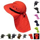 Boonie Hat Wide Brim Ear Neck Cover Cap Sun Flap Roofing Camping Garden Fishing
