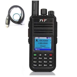 TYT MD-UV390 IP67 DMR Digital radio UHF- VHF Dual band radio + USB cable