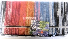 MISSONI HOME 2 ASCIUGAMANI OSPITI CONFEZIONE LOGOGATA STANLEY 159 SCONTO VOLUME