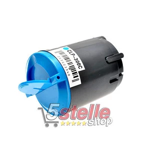 TONER CIANO PER SAMSUNG CLP-300 300N CLX-2160 2160N 3160N 3160FN - Foto 1 di 1