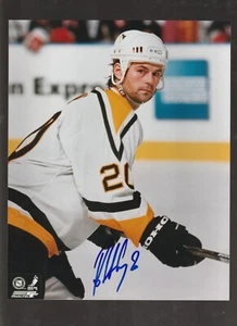 Robert Lang autograph signed 8 x 10 inch photo PENGUINS - Picture 1 of 1