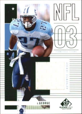 A9638-2003 SP Game Used Edition #169 Eddie George Jersey - NM-MT - Image 1 of 2