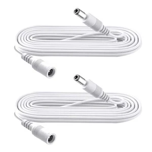 6.6FT 2M DC Power Extension Cable 5.5mm x 2.1mmfor CCTV Camera IP WiFi Camera... - Picture 1 of 8
