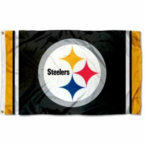 Pittsburgh Steelers 3X5 Flag Man Cave 3 x 5 Banner American Football New USA. - Picture 1 of 1
