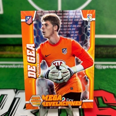 DE GEA 404 REVELACIONES-ATLETICO MADRID-PANINI MEGACRACKS LA LIGA 2010 2011 CARD - Imagen 1 de 2