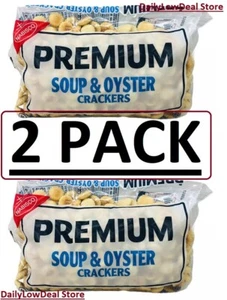 2 PACK - Nabisco Premium Soup & Oyster Crackers 9 oz (Total 18 oz) FAST SHIP!! - Picture 1 of 2
