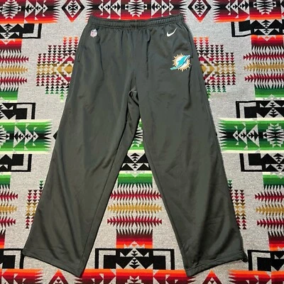 Pantalones deportivos Nike para hombre Miami Dolphins 3XL ajuste térmico fútbol D1 Foto 1 de 4