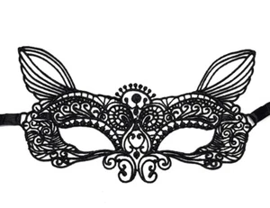 New Lace Masquerade Venetian Eye mask - Picture 1 of 1