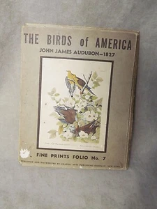 Vintage John J Audubon "The Birds of America" Fine Prints Folio No. 7 - Picture 1 of 7
