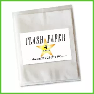 Giochi di Prestigio e Magia Carta Lampo Fuoco Paper Flash Trucchi Magic Tricks - Foto 1 di 2