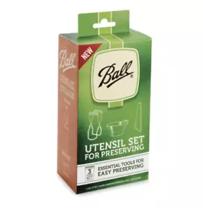 Ball 3-Piece Canning Utensil Set, (Jar Lifter, Bubble Remover, Funnel) - Picture 1 of 1