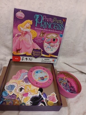 PRETTY PRETTY PRINCESS GAME Sleeping Beauty 2008  Disney Missing 2 Jewelry  - Image 1 of 4