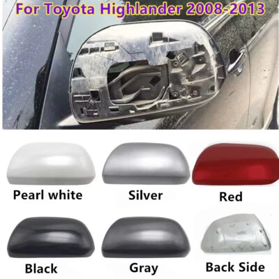 For Toyota Highlander 2009-14 Left Driver Right Passenger Side Mirror Cap Cover - Image 1 of 4