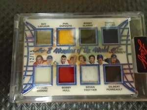 2022 Leaf 8 Wonders /15 Lafleur Esposito Clarke Sittler Dionne Hull Trottier Jsy - Picture 1 of 6
