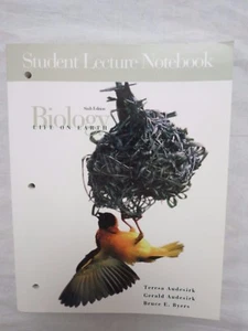 Biology Life on Earth 6th Edition Student Lecture Notebook, Audesirk and Byers - Picture 1 of 5