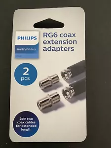 Philips RG6 Coax Extension Adapters SWX9200A/27 - - Picture 1 of 2