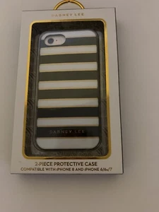 Dabney Lee 2 Piece Protective Case Compatible Iphone 8, 7, 6s, 6 Case Striped - Picture 1 of 6