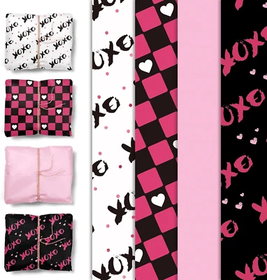 Valentine‘S Day Gift Tissue Paper, 24 Sheets Red Heart Tissue Wrapping Paper Val - Image 1 of 4