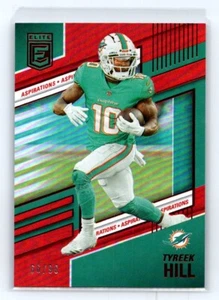 2022 DONRUSS ELITE ASPIRATIONS #39 TYREEK HILL SP /90 DOLPHINS - Picture 1 of 2