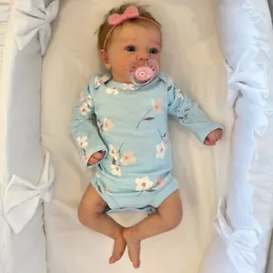 Bambole Reborn fatte a mano realistiche 19" Felicia neonato baby doll regalo bambini - Foto 1 di 2