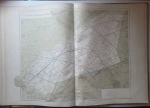 Paris 17 ème - Préfet POUBELLE Très Rare Plan de 1893 - 1/5000 (66 x 94,5 cm) - Picture 1 of 5