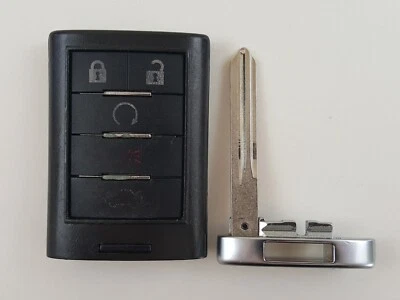 ORIGINAL CADILLAC CTS STS COUPE 08-14 OEM SMART KEY LESS ENTRY REMOTE FOB BLANK - Image 1 of 4