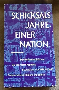SCHICKSALS JAHRE EINER NATION GERMAN TEXT Fateful Years of a Nation 4 Volumes - Picture 1 of 24