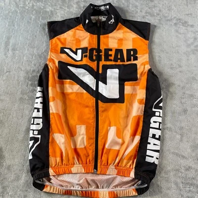 V Gear Cycling Shell Vest Mens Small Performance Lightweight Vented Outdoor - Image 1 of 4
