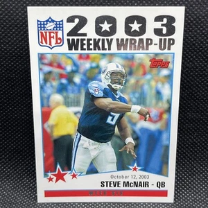 2004 Topps #298 Steve Mcnair Titians Wrap Up settimanale - Foto 1 di 2
