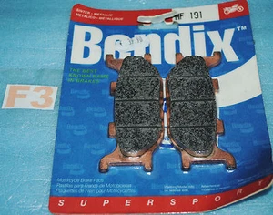 2 Brake Pads Av BENDIX Yamaha TMAX 500 FZ6 600 FAZER MT03 XJ6 Diversion - Picture 1 of 1