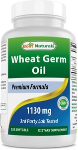 Best Naturals Wheat Germ Oil 1130 mg 120 Softgels - Picture 1 of 7