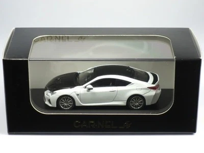 Kyosho Kernel 1/64 Lexus RC F Carbon Exterior White Diecast Model Car - Image 1 of 4