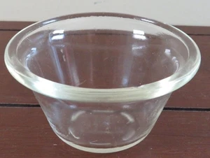 Tazza crema pasticcera vetro trasparente vintage Glasbake #285 utensili da cucina antichi da collezione Ma - Foto 1 di 2