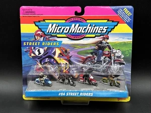 1994 Micro Machines #24 STREET RIDERS INDIAN BMW HARLEY KNUCKLEHEAD very ncie - Picture 1 of 4