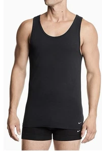 NEU ohne Paket Herren Nike 2XL schwarz Dri-Fit Tank Top atmungsaktiv weich Stretch - Bild 1 von 5