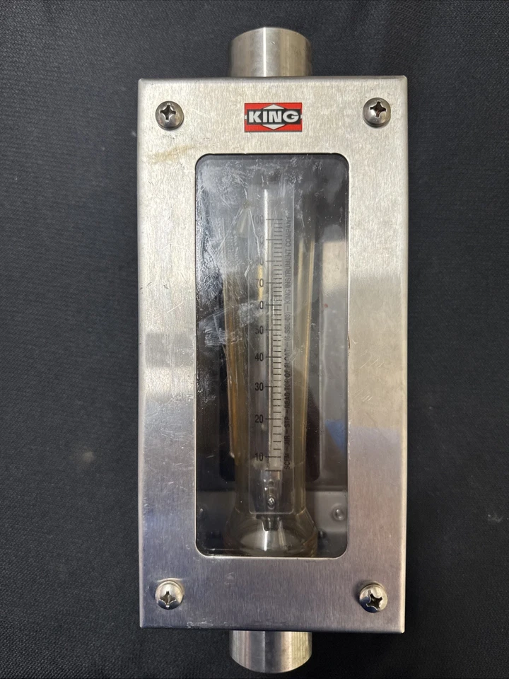 7311223067A KING INSTRUMENT Series 7310 Flowmeter, 100.0 SCFM, 1" Female NPT - Image 1 of 1