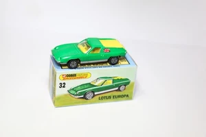 Corgi Juniors Nº 32 Lotus Europa - Buena Caja Reproducción Original y Gratis - Imagen 1 de 7