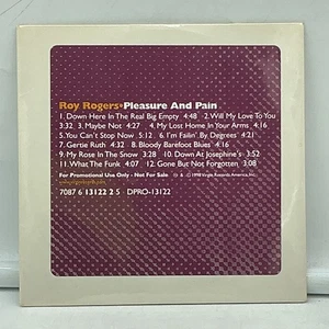SEALED ROY ROGERS "PLEASURE AND PAIN" 1998 VIRGIN PROMO CD - KOSTENLOSER VERSAND - Bild 1 von 2