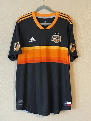 Мужская футболка 2XL новая без ценников Houston Dynamo MLS Adidas Alberth Elis No17 выездные матчи 2018/19 - Изображение 1 из 4