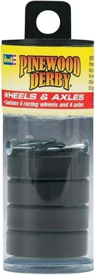 Revell Pinewood Derby Official Wheels and Axle Set (1 Pack - 4 Wheels Total) - Image 1 of 4