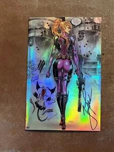 FEM FORCE TAYLOR SWIFT #2 C2E2 EXCLUSIVE VIRGIN FOIL -SIGNED TYNDALL LTD # 3/50 - Picture 1 of 9