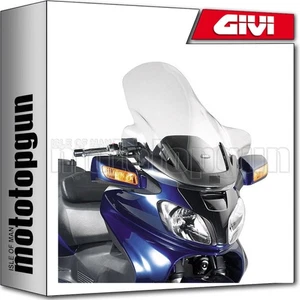 PARABREZZA TRASPARENTE GIVI SUZUKI AN 650 BURGMAN EXECUTIVE 2010 10 2011 11 - Foto 1 di 2