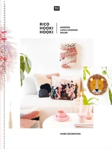 Latch Hooking Pattern Book - Rico Hooki Hooki Home Decoration - Picture 1 of 19
